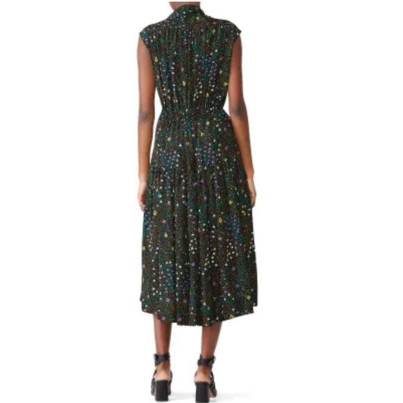 Joseph Ines Hofmann Copenhagen Silk Floral Print Dress Size 42 - Picture 3 of 6